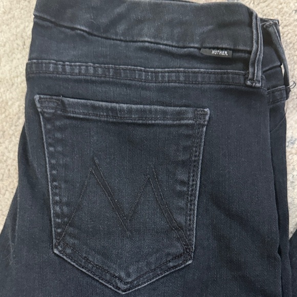 MOTHER Black and White Skinny Jeans, Style The Looker, Gorgeous!!! Size 29 - Picture 7 of 10